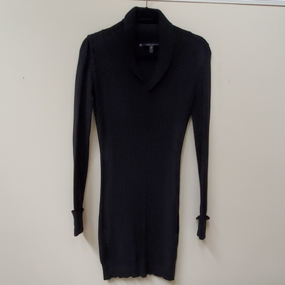 BCBG Body Con sweater dress in black